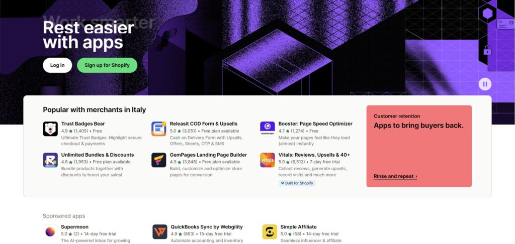 Why Shopify is the best E-commerce platform 5 App store