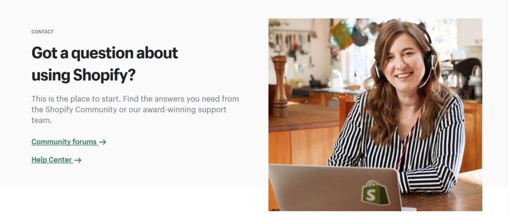Why Shopify is the best E-commerce platform 7 contact